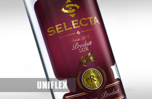 Selbstklebeetiketten für Premium-Wodka