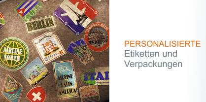 Umfangreiche Möglichkeiten zur Individualisierung der Etiketten und flexiblen Verpackungen